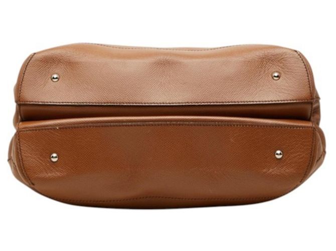 Borsa Tote Salvatore Ferragamo Gancini Marrone - vista 3