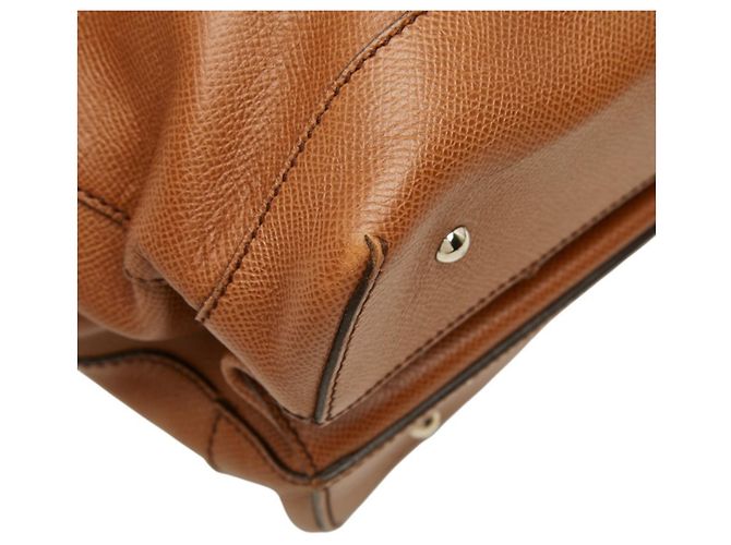Borsa Tote Salvatore Ferragamo Gancini Marrone - vista 5
