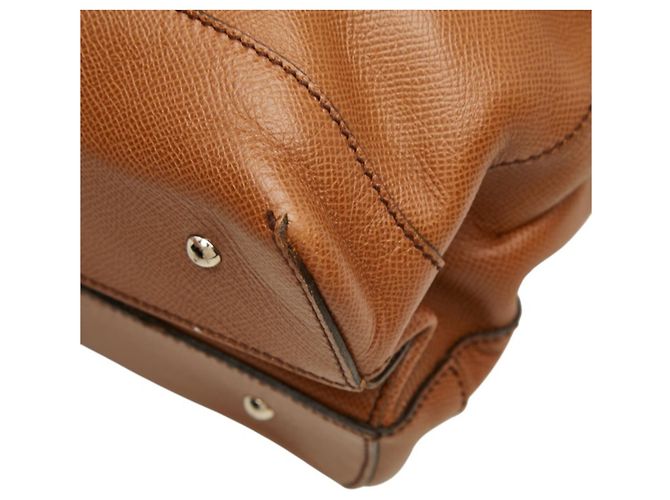 Borsa Tote Salvatore Ferragamo Gancini Marrone - vista 6