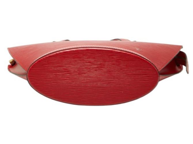 Borsa Louis Vuitton Epi Saint Jacques Rosso - vista 3