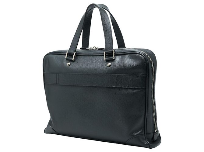 Borsa Business Louis Vuitton Taiga Igor Nero Grigio - vista 2