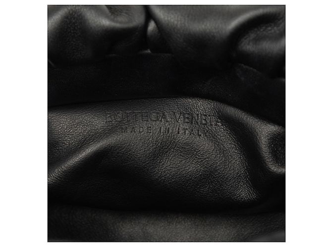 Borsa a pochette Bottega Veneta con catena nera Nero - vista 5