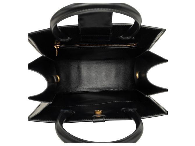 Borsa Balenciaga Hourglass B Logo Nero - vista 4