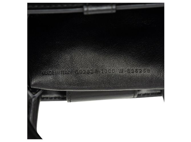 Borsa Balenciaga Hourglass B Logo Nero - vista 6