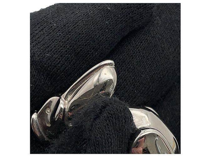 Hermès Charm per borsa Hermes Silver Padlock Pelican Argento - vista 7