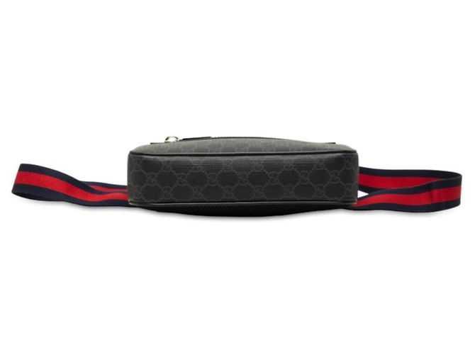 Borsa a tracolla Gucci GG Supreme - Pelle Gray Red Navy Marrone Rosso Blu navy - vista 3