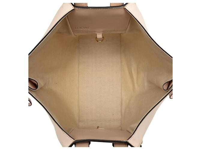 Borsa Loewe Anagram Hammock Beige - vista 4