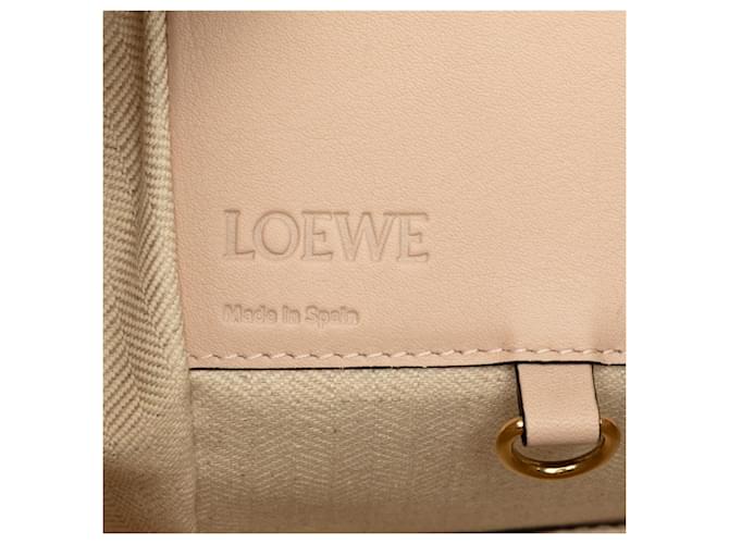 Borsa Loewe Anagram Hammock Beige - vista 5