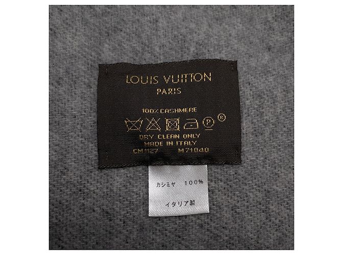 Stola in cashmere Louis Vuitton Nero - vista 6