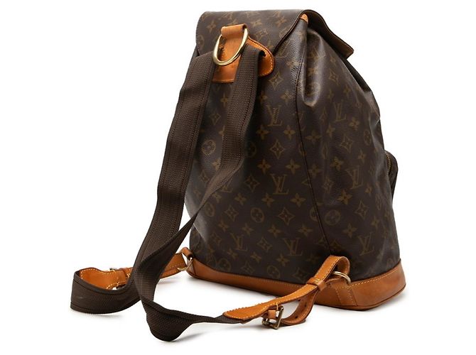 Zaino Louis Vuitton Monogram Montsouris GM Marrone - vista 2