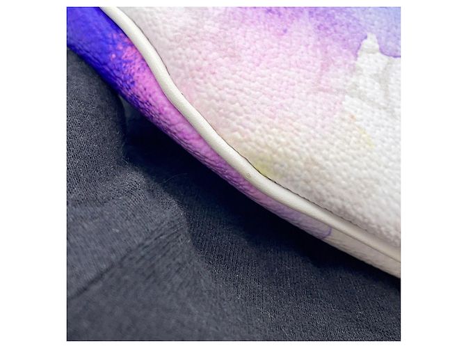 Louis Vuitton Monogram Watercolor Discovery Bumbag PM Bianco Multicolore - vista 11