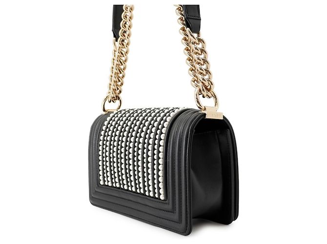 Borsa a tracolla Chanel Black Matelasse Nero - vista 2