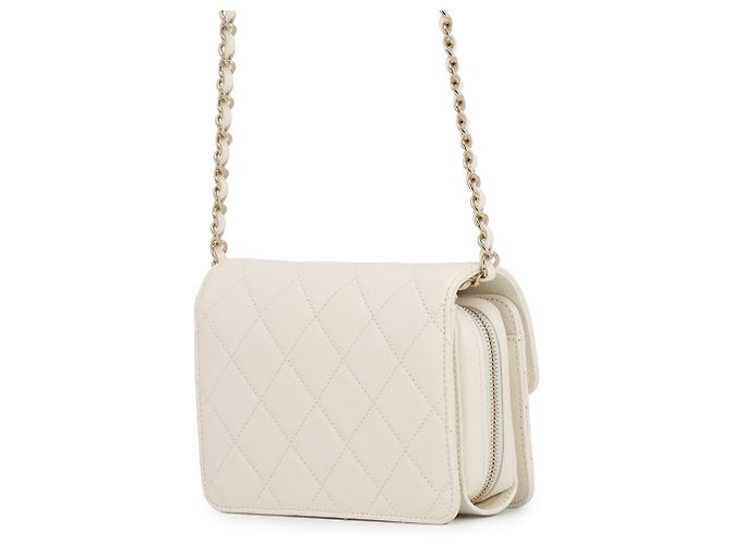 Borsa Chanel Matelassé White Bianco - vista 2