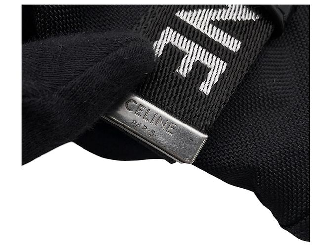 Céline Celine Shoulder Pouch Schwarz Weiß - Ansicht 10