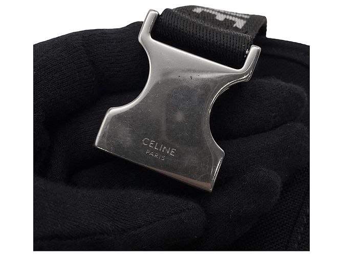 Céline Celine Shoulder Pouch Schwarz Weiß - Ansicht 11