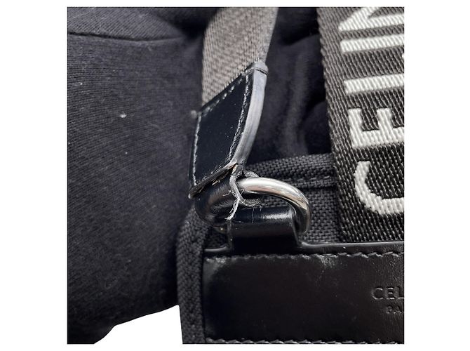 Céline Celine Shoulder Pouch Schwarz Weiß - Ansicht 7
