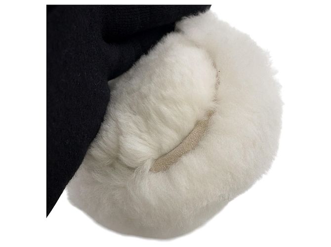 Scaldaorecchie Chanel della Collezione Neige Nero Bianco - vista 7
