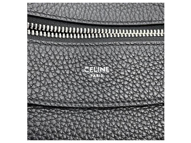 Céline Borsa a tracolla in pelle Celine Nero - vista 11