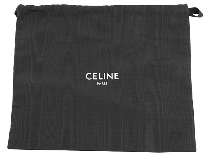 Céline Borsa a tracolla in pelle Celine Nero - vista 13