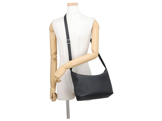 Céline Borsa a tracolla in pelle Celine Nero - vista 4