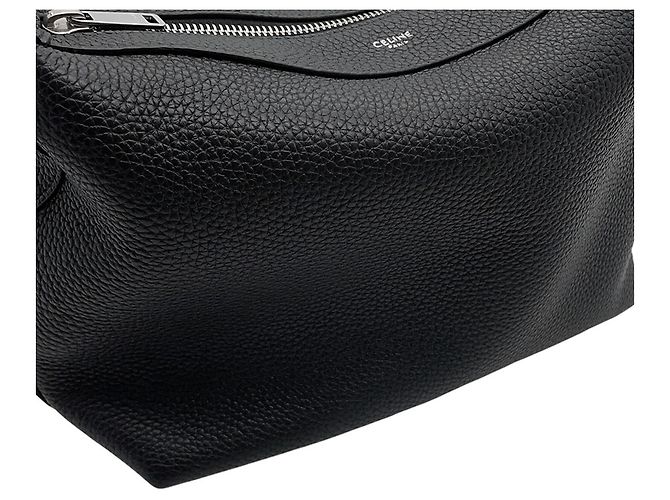 Céline Borsa a tracolla in pelle Celine Nero - vista 7
