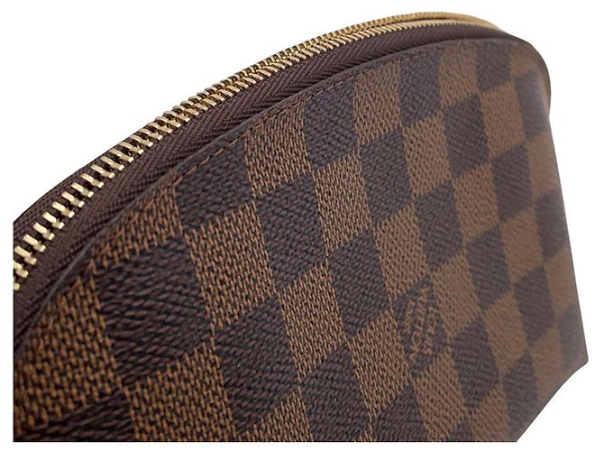 Louis Vuitton Damier Ebene Pochette Rosso - vista 6
