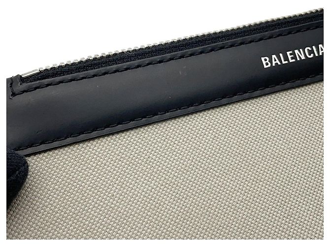 Borsa Cabas S Balenciaga Navy Nero - vista 12