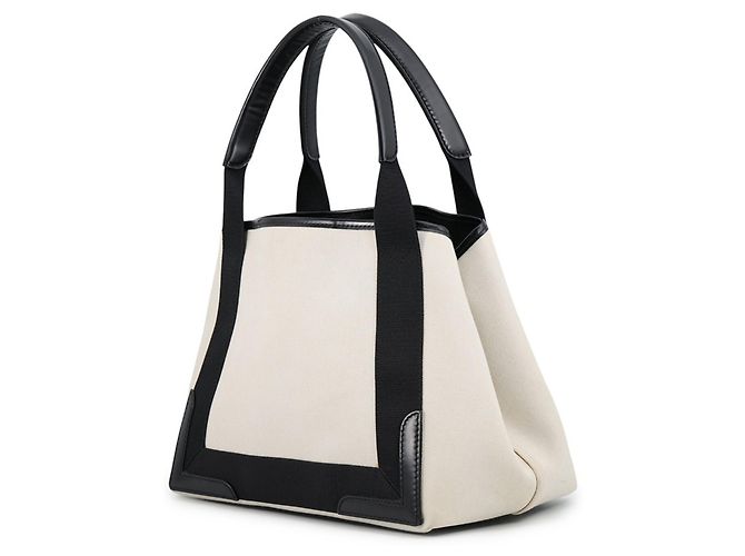 Borsa Cabas S Balenciaga Navy Nero - vista 2
