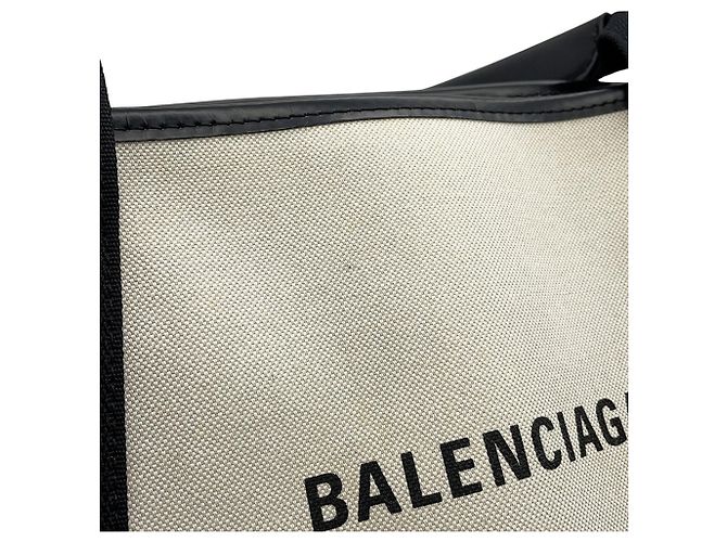 Borsa Cabas S Balenciaga Navy Nero - vista 6