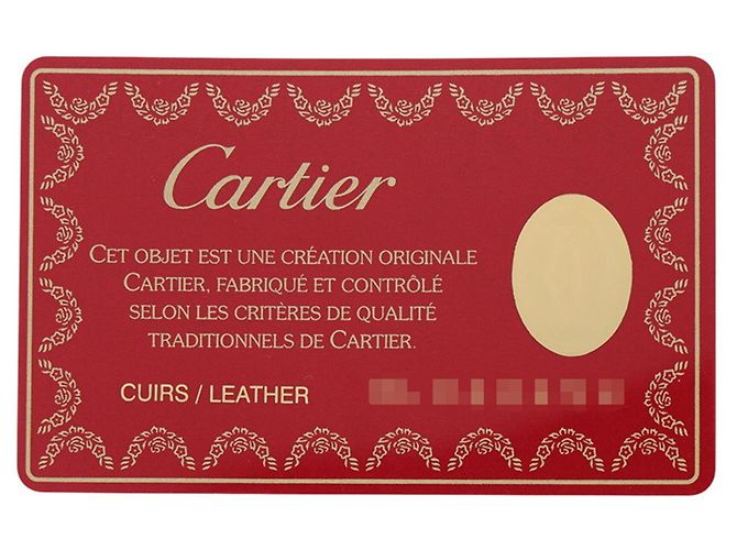 Borsa a tracolla Cartier Cabochon in pelle Bordò - vista 15