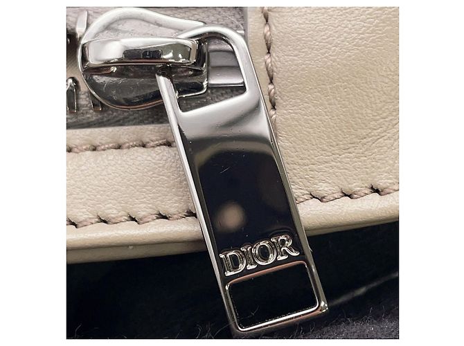 Borsa a tracolla Christian Dior Scabella Beige - vista 11