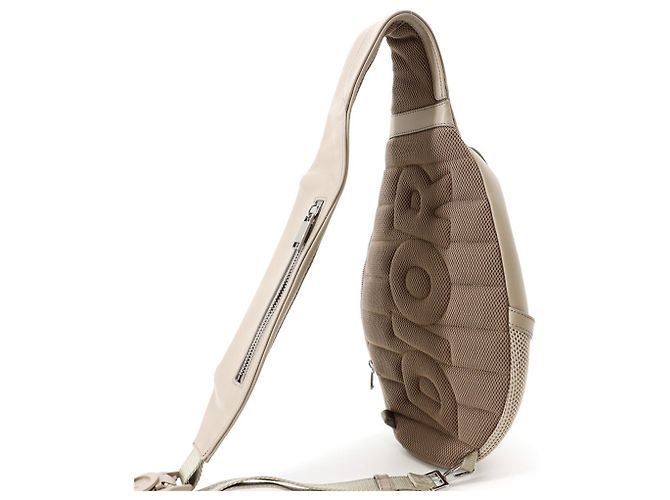 Borsa a tracolla Christian Dior Scabella Beige - vista 3