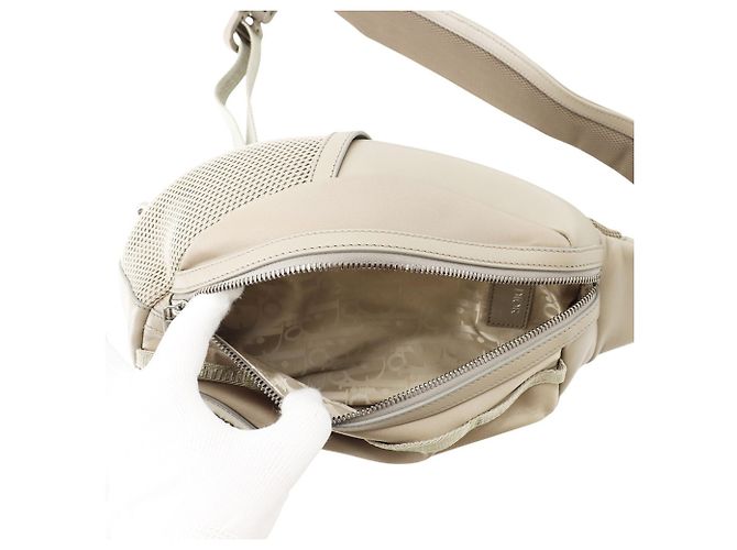 Borsa a tracolla Christian Dior Scabella Beige - vista 6