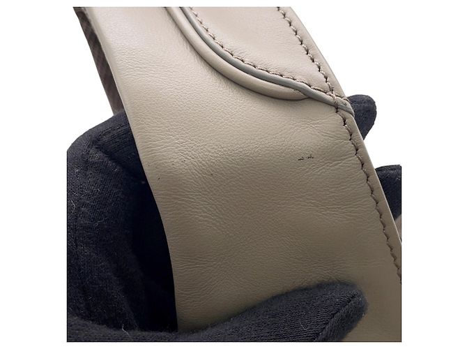 Borsa a tracolla Christian Dior Scabella Beige - vista 9