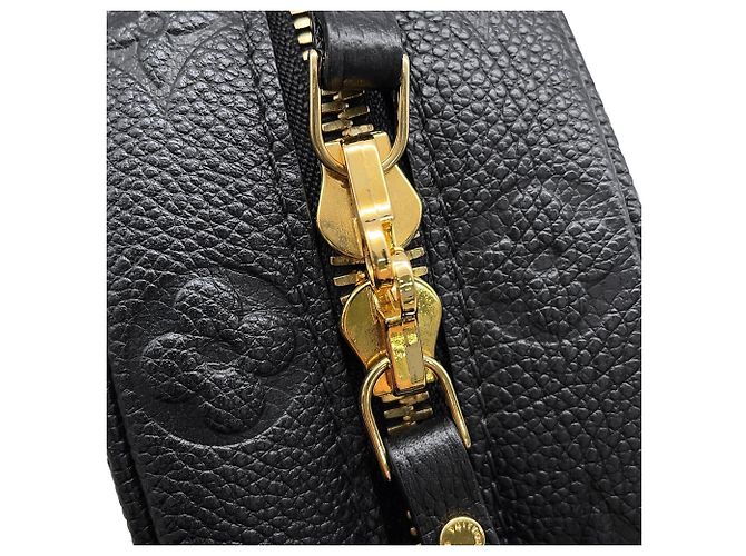 Louis Vuitton Monogram Empreinte Boite Chapeau Souple Schultertasche Schwarz - Ansicht 13