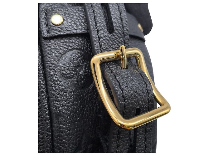 Louis Vuitton Monogram Empreinte Boite Chapeau Souple Schultertasche Schwarz - Ansicht 14