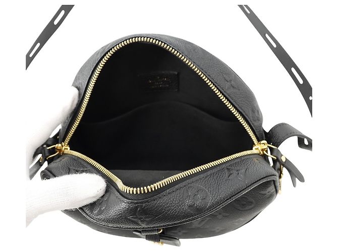 Louis Vuitton Monogram Empreinte Boite Chapeau Souple Schultertasche Schwarz - Ansicht 5