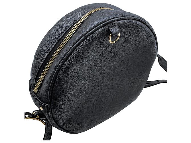 Louis Vuitton Monogram Empreinte Boite Chapeau Souple Schultertasche Schwarz - Ansicht 6