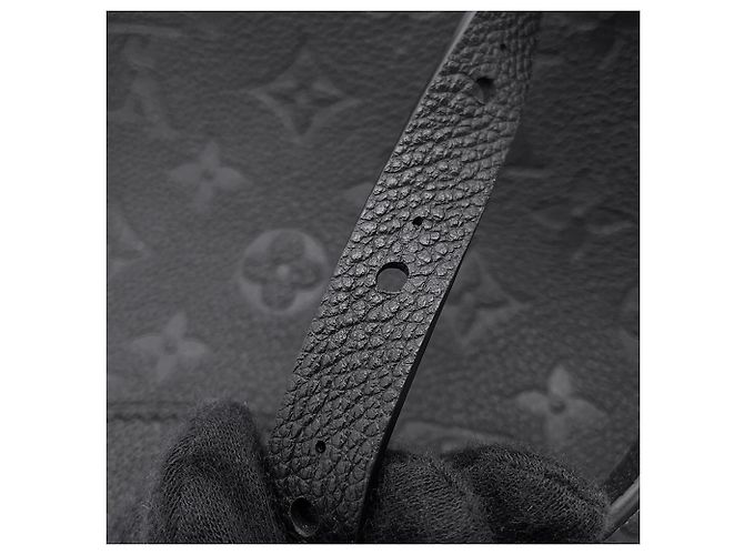 Louis Vuitton Black Monogram Empreinte Rucksack Schwarz - Ansicht 12
