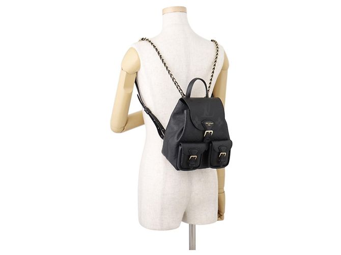 Louis Vuitton Black Monogram Empreinte Rucksack Schwarz - Ansicht 3