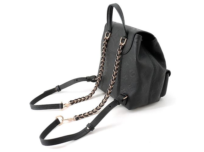 Louis Vuitton Black Monogram Empreinte Rucksack Schwarz - Ansicht 5