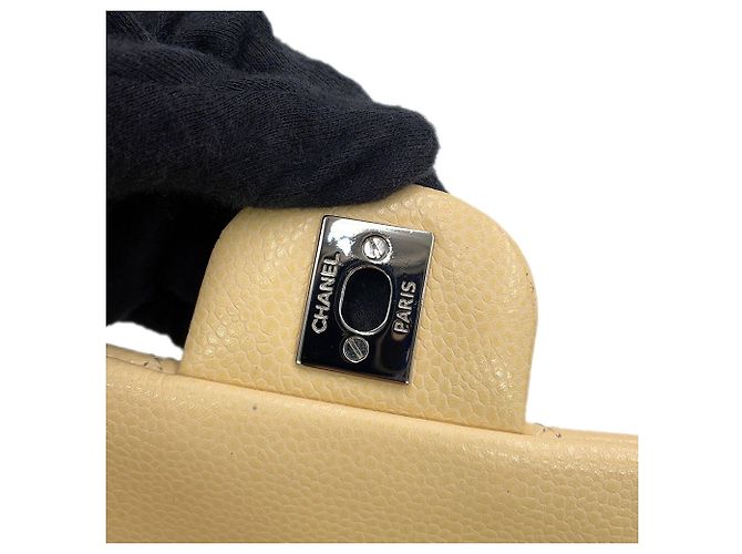 Chanel Matelassé Mini Flap Handbag Beige - view 13