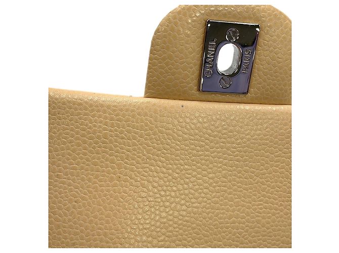 Chanel Matelassé Mini Flap Handbag Beige - view 8