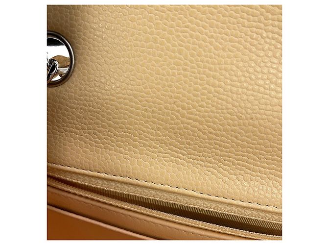 Chanel Matelassé Mini Flap Handbag Beige - view 9