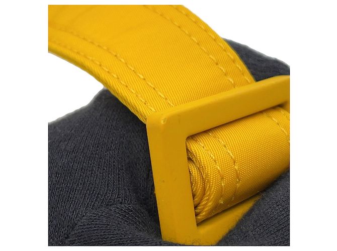 Borsa a tracolla Fendi in nylon Giallo - vista 12