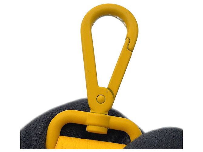 Borsa a tracolla Fendi in nylon Giallo - vista 13