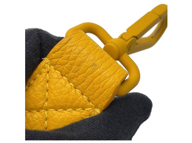 Borsa a tracolla Fendi in nylon Giallo - vista 14