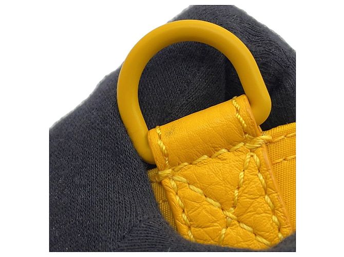 Borsa a tracolla Fendi in nylon Giallo - vista 7