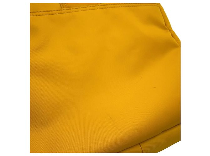 Borsa a tracolla Fendi in nylon Giallo - vista 8