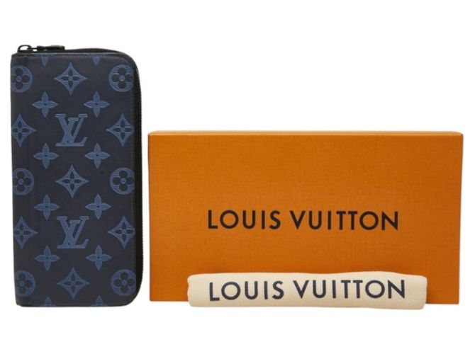 Louis Vuitton Monogram Shadow Zippy Wallet Navy blue - view 10